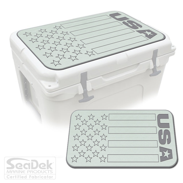 SeaDek Cooler Pad Marine EVA Mat by USATuff Fits YETI RTIC ORCA Ozark Trail Traction Non-Slip Seat Pad
