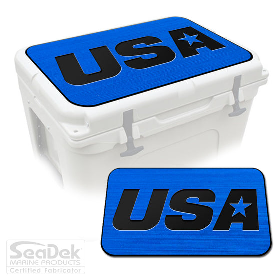 SeaDek Cooler Pad Marine EVA Mat by USATuff Fits YETI RTIC ORCA Ozark Trail Traction Non-Slip Seat Pad