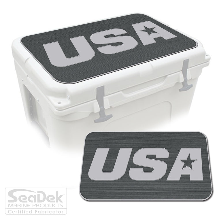SeaDek Cooler Pad Marine EVA Mat by USATuff Fits YETI RTIC ORCA Ozark Trail Traction Non-Slip Seat Pad