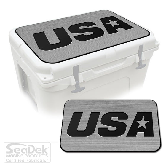 SeaDek Cooler Pad Marine EVA Mat by USATuff Fits YETI RTIC ORCA Ozark Trail Traction Non-Slip Seat Pad