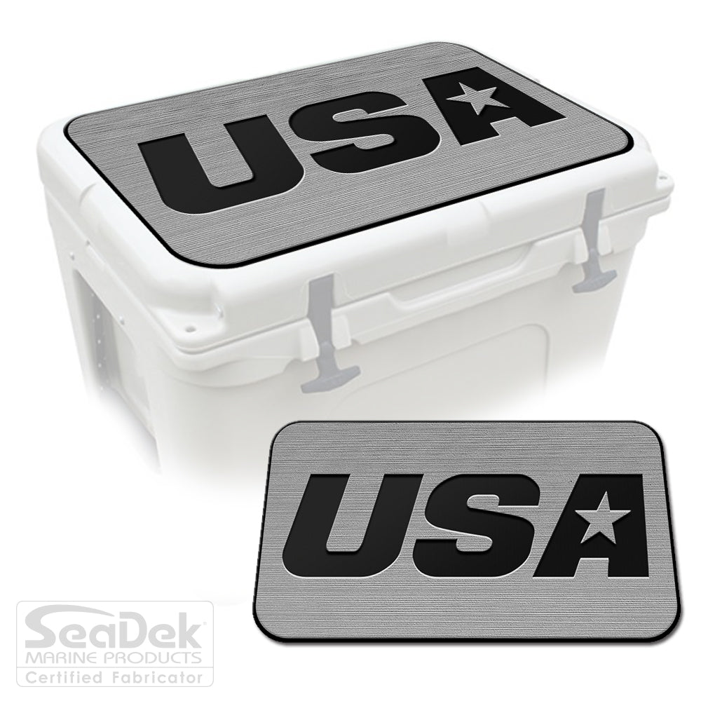 SeaDek Cooler Pad Marine EVA Mat by USATuff Fits YETI RTIC ORCA Ozark Trail Traction Non-Slip Seat Pad