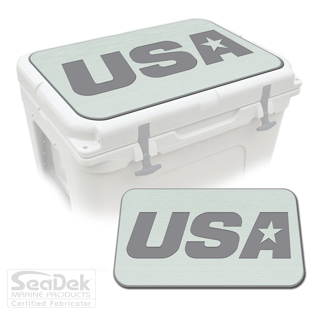 SeaDek Cooler Pad Marine EVA Mat by USATuff Fits YETI RTIC ORCA Ozark Trail Traction Non-Slip Seat Pad