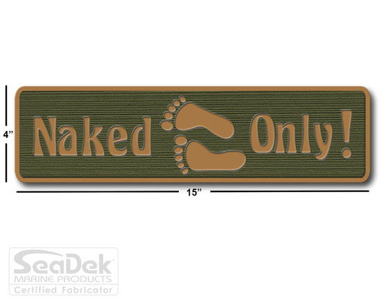 SeaDek Traction Step Pad | 15x4 | OliveGreen-Mocha - Naked Only Long