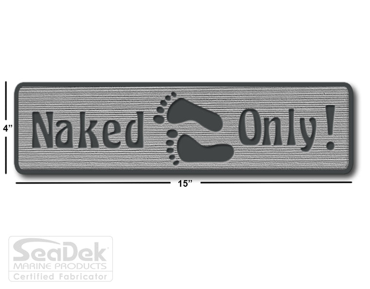SeaDek Traction Step Pad | 15x4 | StormGray-DarkGray - Naked Only Long