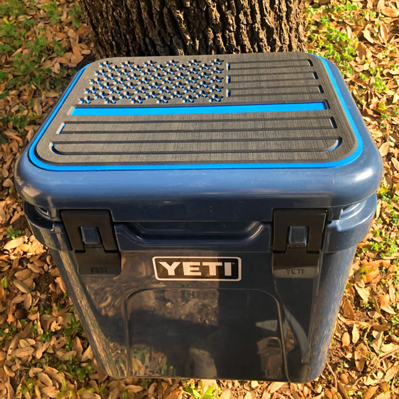 USATuff SeaDek Cooler Pad Topper USA Blue Line