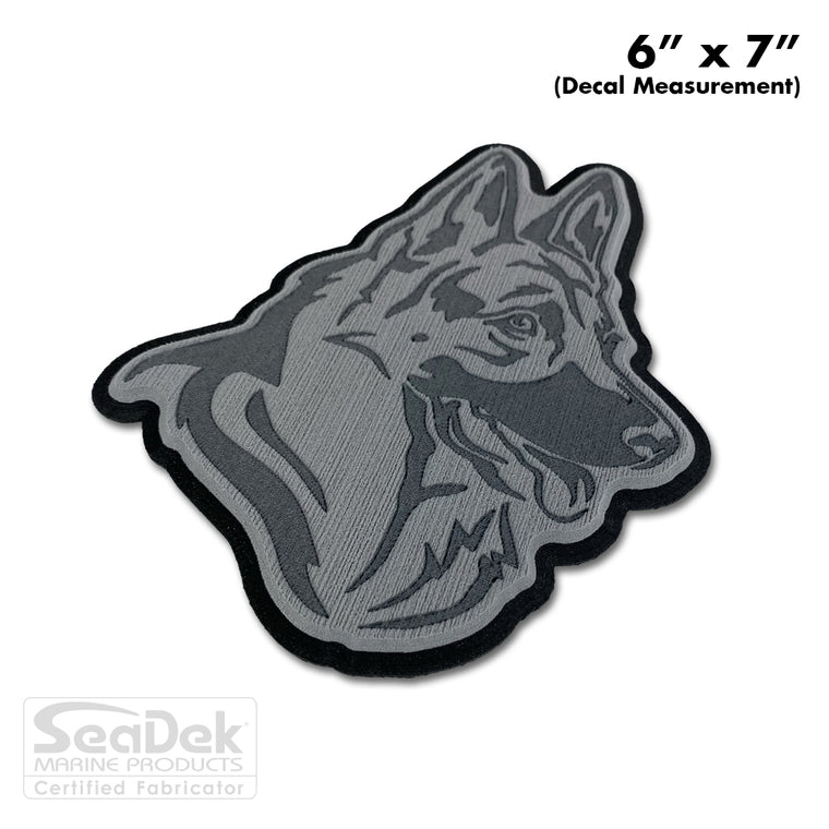 3D Dog Window Decal Sticker Weatherproof Outdoor SeaDek EVA USATuff.com