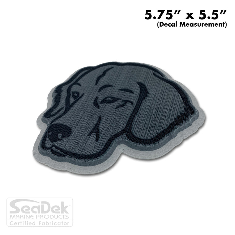 3D Dog Window Decal Sticker Weatherproof Outdoor SeaDek EVA USATuff.com