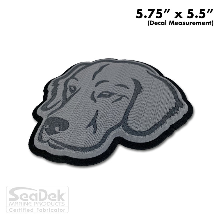 3D Dog Window Decal Sticker Weatherproof Outdoor SeaDek EVA USATuff.com