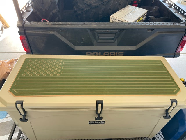 SeaDek Cooler Pad Marine EVA Mat by USATuff Fits YETI RTIC ORCA Ozark Trail Traction Non-Slip Seat Pad
