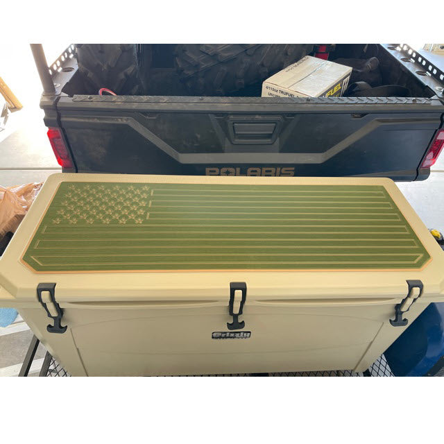 SeaDek Cooler Pad Marine EVA Mat by USATuff Fits YETI RTIC ORCA Ozark Trail Traction Non-Slip Seat Pad