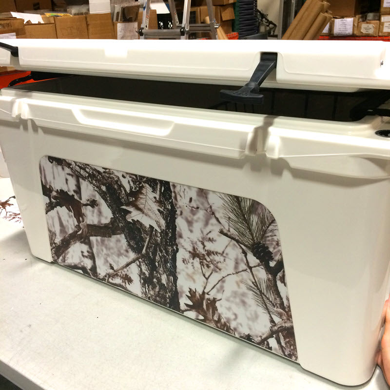 USATuff Vinyl Cooler Wrap Decal Sticker Kit - Tundra Camo