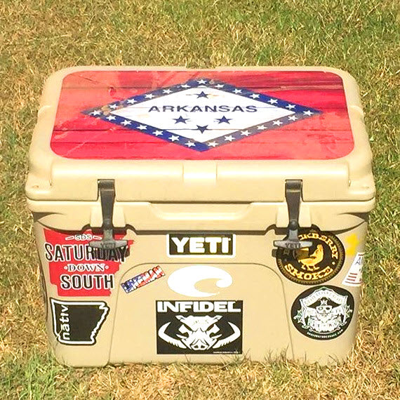 USATuff Vinyl Cooler Wrap Decal Sticker Kit - Alabama 