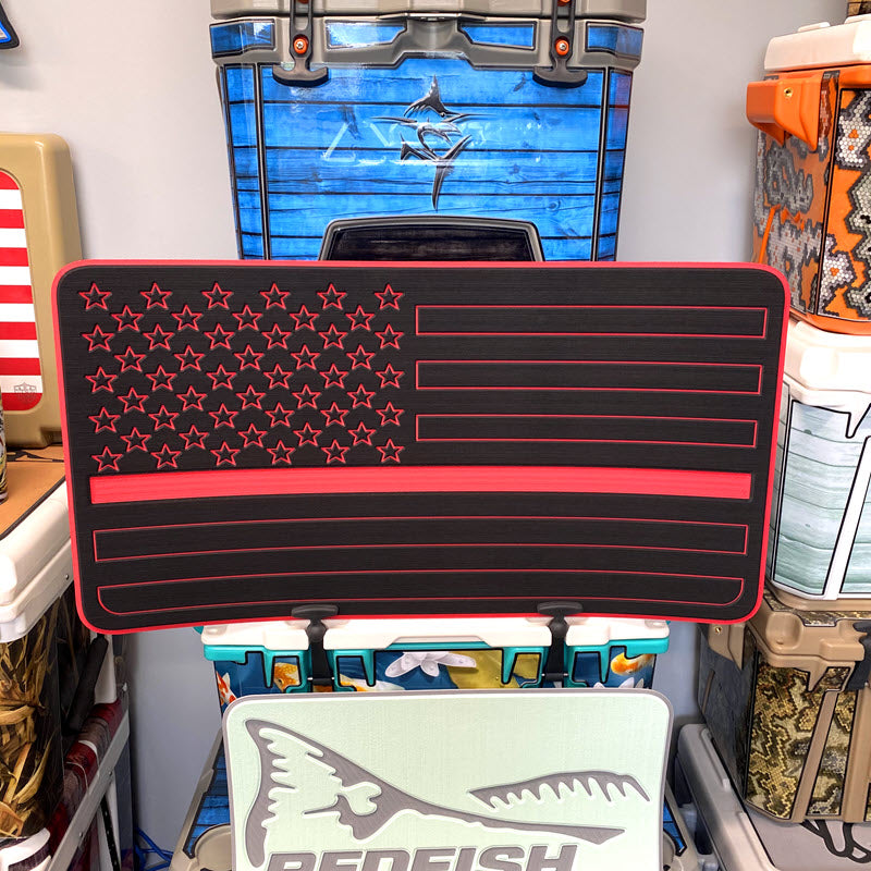 USATuff SeaDek Cooler Pad Topper USA Red Line