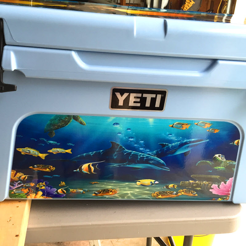 Jeff Wilkie Gone Fishing Cooler Wrap - YETI, RTIC, Ozark Trail Coolers