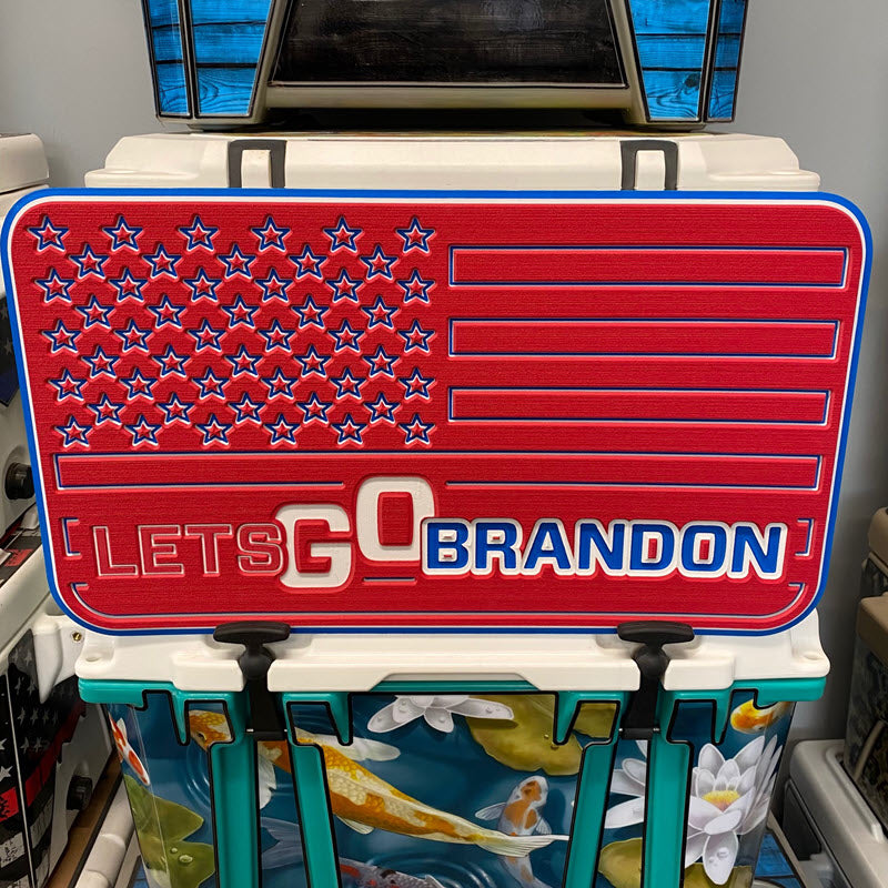 Lets Go Brandon - FJB - Cooler Pad Top  YETI / RTIC 
