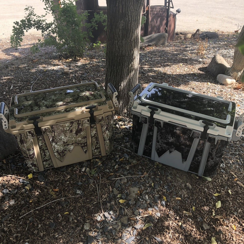 Kryptek Camouflage Cooler Wrap Collection by USATuff featuring Nox, Obscura Transitional, BSU, and Highlander Patterns. Learn more at USATuff.com