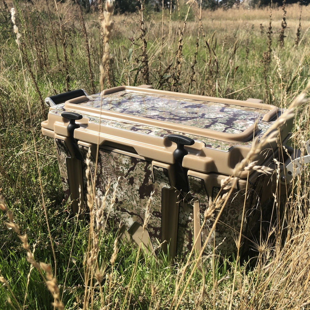 Kryptek Camouflage Cooler Wrap Stickers by USATuff in Obscura Transitional Pattern. Learn more at USATuff.com.