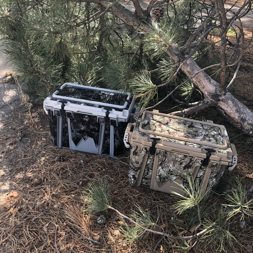 Kryptek Camouflage Cooler Wrap Collection by USATuff featuring Inferno, Obscura Transitional, BSU, and Highlander Patterns. Learn more at USATuff.com