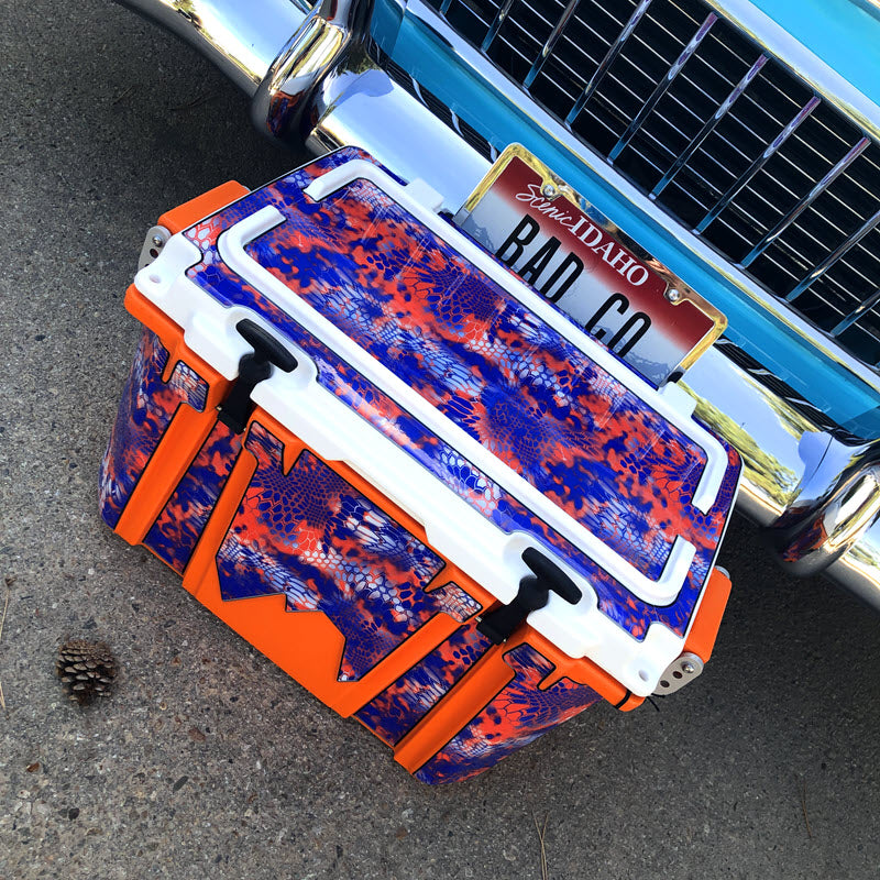 USATuff Vinyl Cooler Wrap Decal Skin Sticker Kit - Kryptek BSU