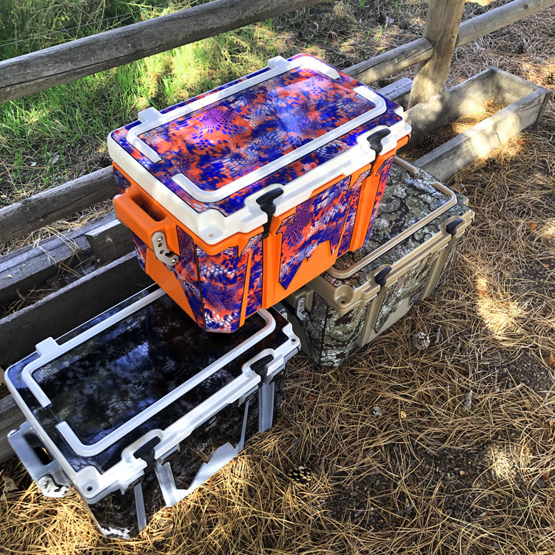 USATuff Vinyl Cooler Wrap Decal Skin Sticker Kit - Kryptek BSU