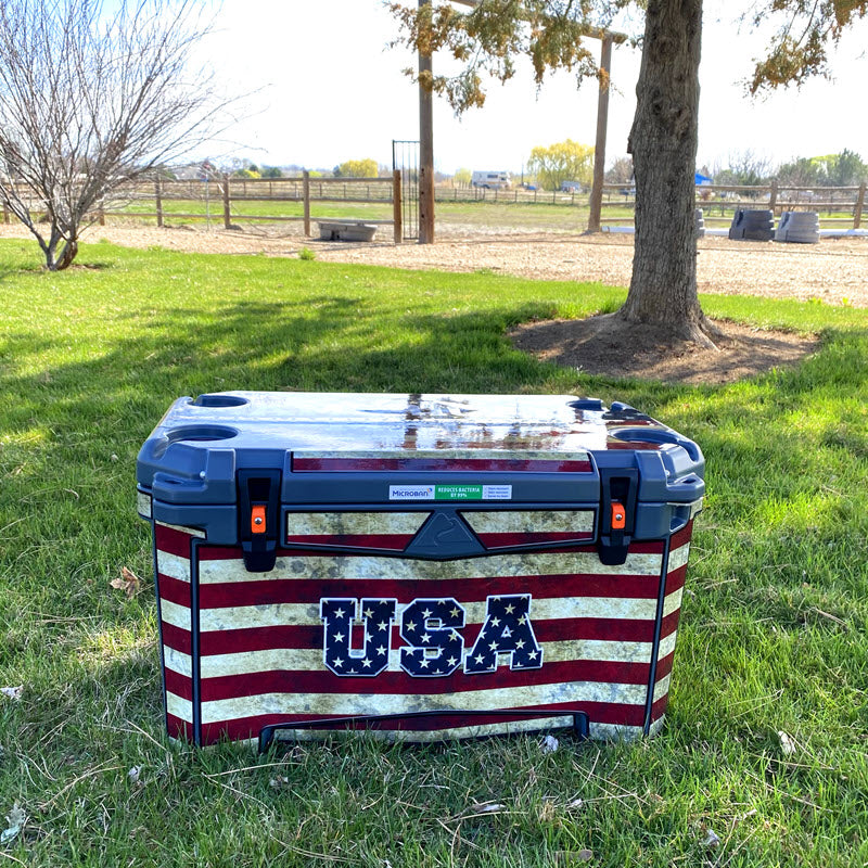 YETI Cooler Covers by PoppTops Custom Covers.