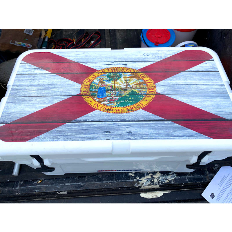 USATuff Vinyl Cooler Wrap Decal Sticker Kit - Florida