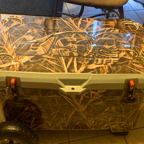 USATuff Vinyl Cooler Wrap Decal Sticker Kit - Wing Camo