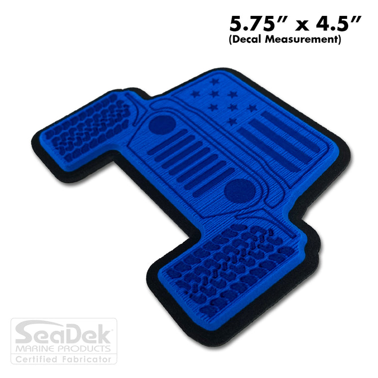 Jeep Window Decal Weatherproof Outdoor Sticker by USATuff