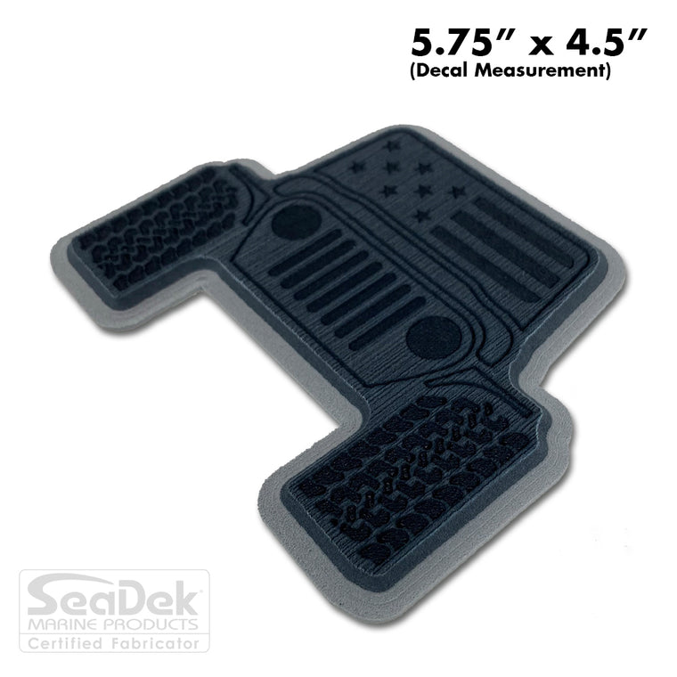 Jeep Window Decal Weatherproof Outdoor Sticker by USATuff