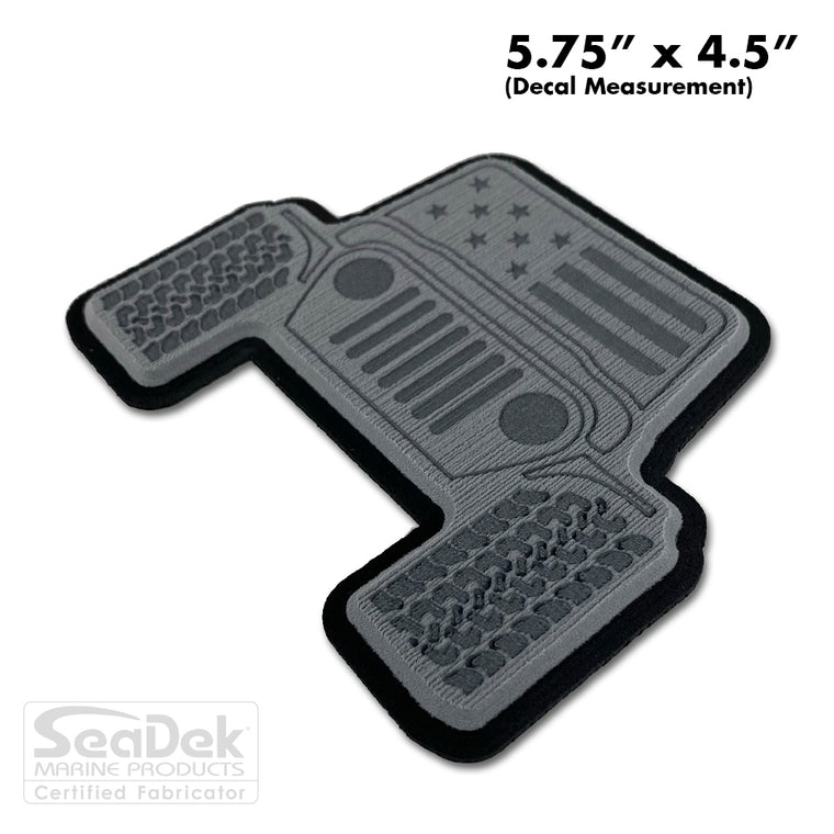Jeep Window Decal Weatherproof Outdoor Sticker by USATuff