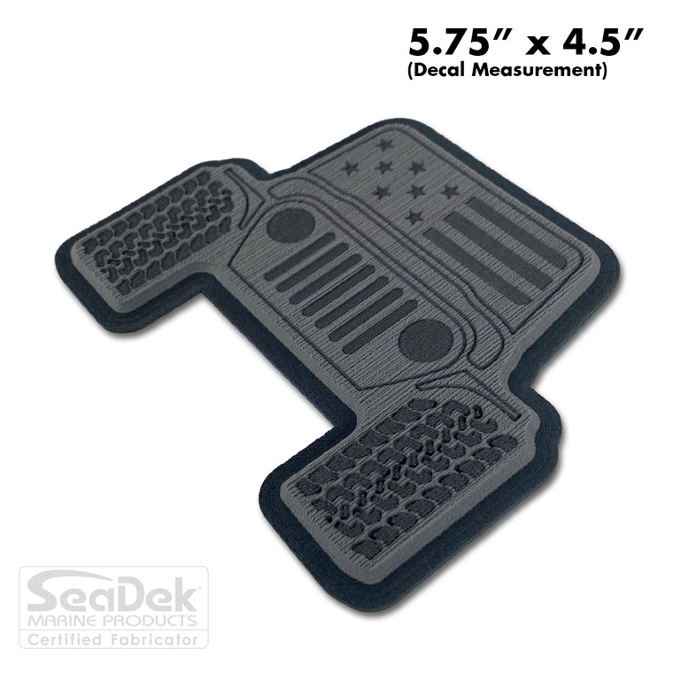 Jeep Window Decal Weatherproof Outdoor Sticker by USATuff