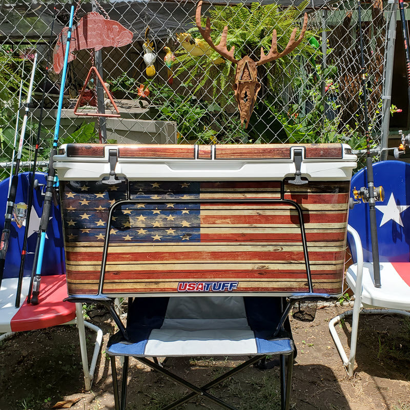 USATuff Vinyl Cooler Wrap Skin - Old Glory
