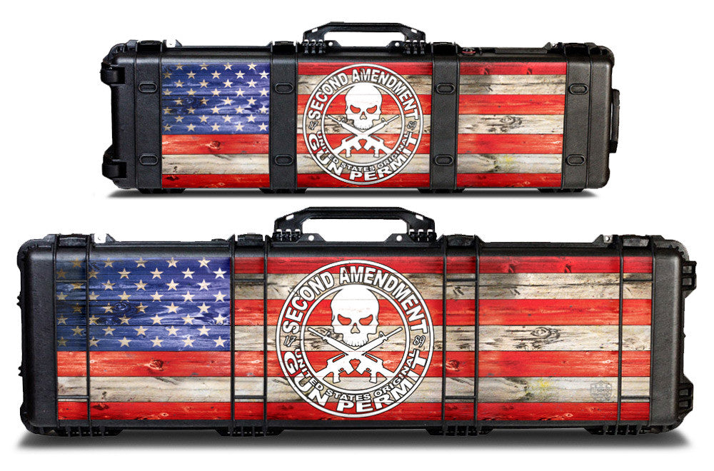 Pelican Hard Gun Case Premium Graphic Wrap Decal USATuff.com