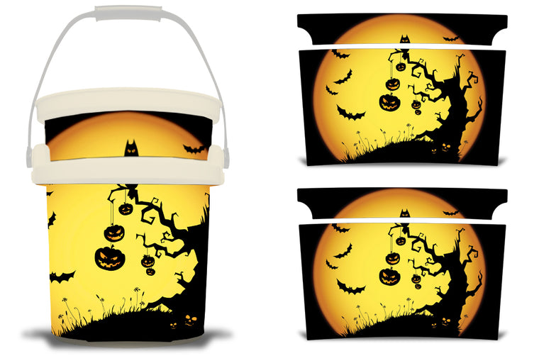USATuff YETI Bucket Accessories Ice Bucket Graphic Sticker Decal Kits Pumpkin