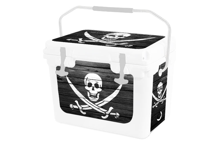 RTIC 20qt - Pirate Flag Wood