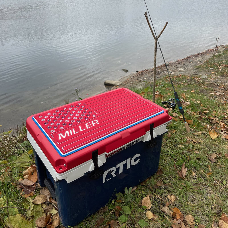 Custom Cooler Pad Top SeaDek YETI RTIC ORCA by USATuff 