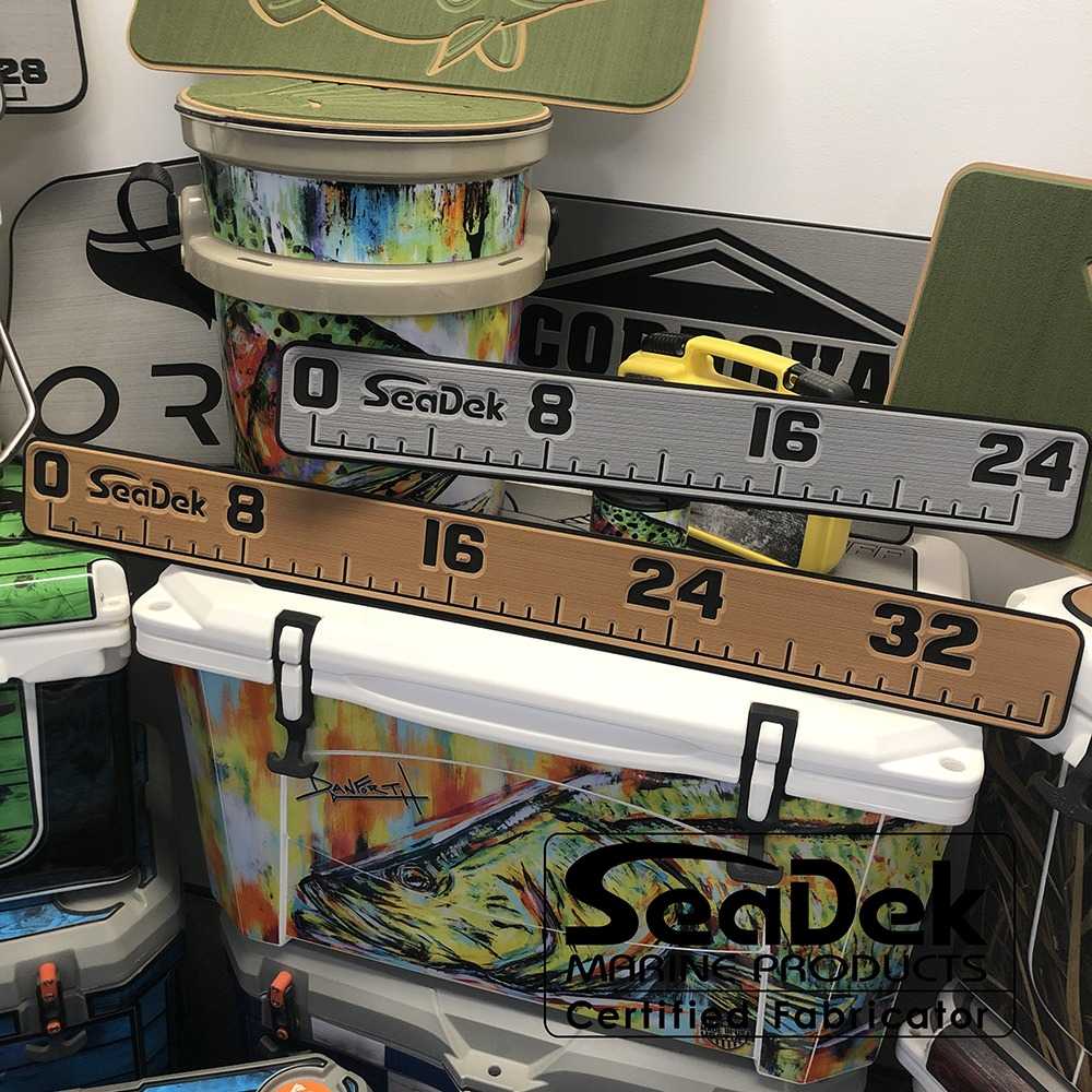 USATuff Fish Measuring Ruler / 36" Design / SeaDek Marine Mat EVA