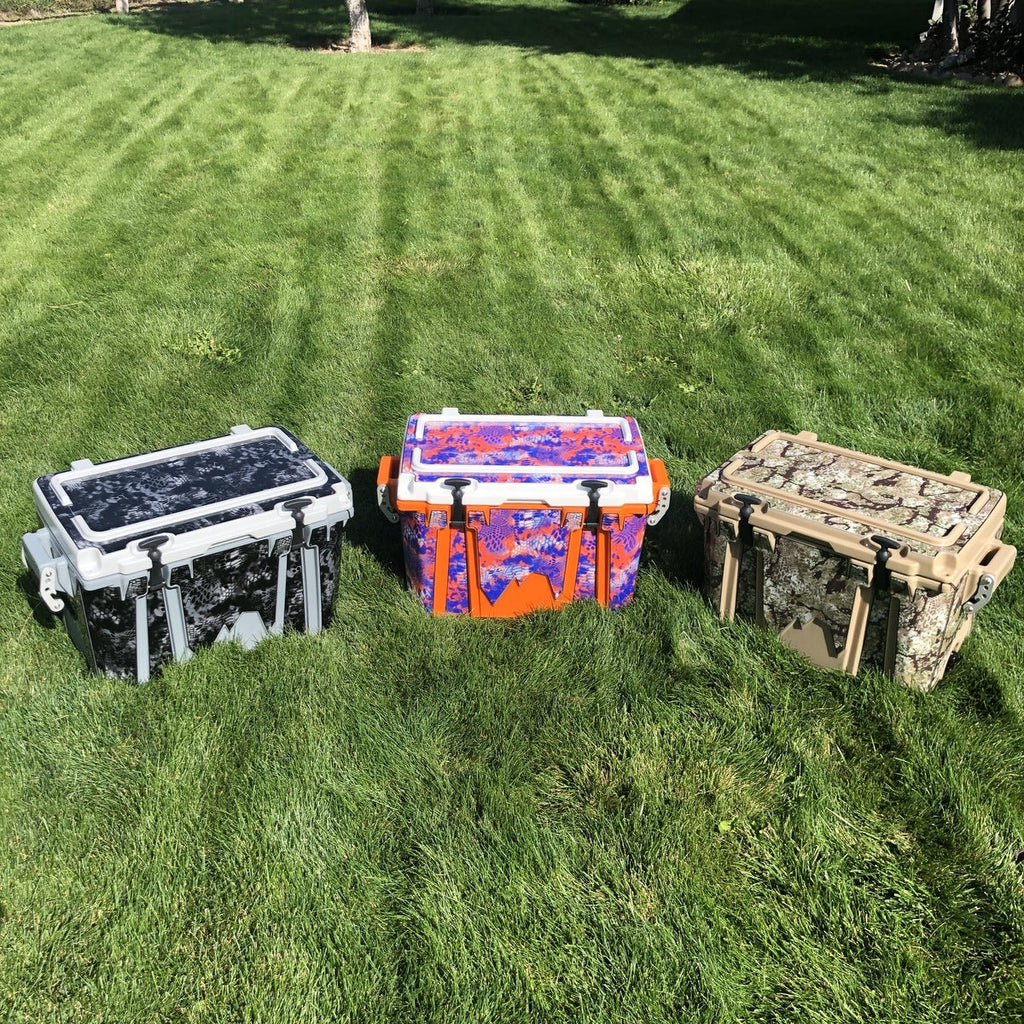 Kryptek Camouflage Cooler Wrap Collection by USATuff featuring Nox, Obscura Transitional, BSU, and Highlander Patterns. Learn more at 