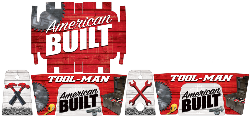 USATuff Cooler Accessories Ice Chest Graphic Sticker Decal Kits - American Built