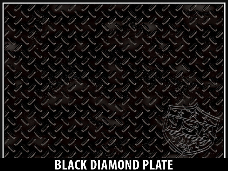 USA Tuff Tumbler Cup Wrap Kit Black Diamond Plate