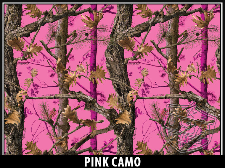 USA Tuff Tumbler Cup Wrap Kit for RTIC YETI Pink Tree Camo Design 