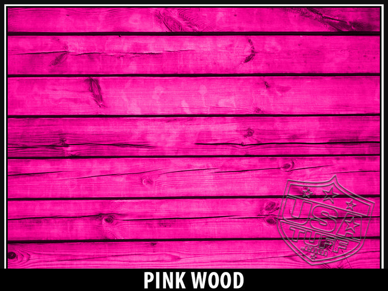 USA Tuff Tumbler Cup Wrap Kit for RTIC YETI Pink Wood Design 
