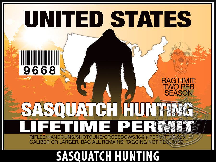 USA Tuff Tumbler Cup Wrap Kit for RTIC YETI Sasquatch Hunting Design