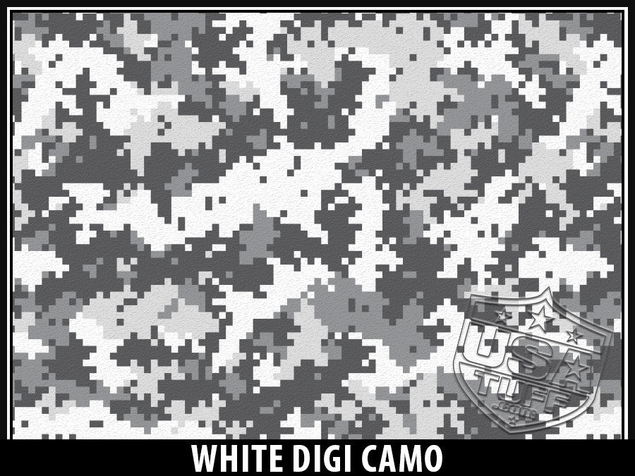 USA Tuff Tumbler Cup Wrap Kit for RTIC YETI White Digi Camo