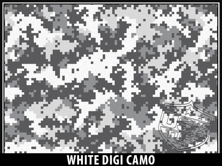 USA Tuff Tumbler Cup Wrap Kit for RTIC YETI White Digi Camo
