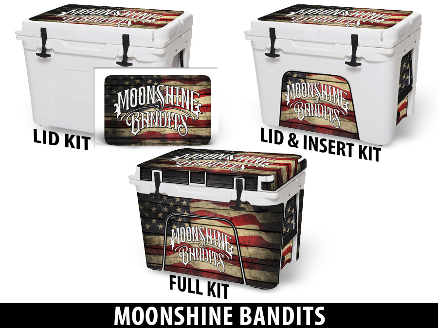 USATuff Moonshine Bandits Exclusive Custom Vinyl Cooler Wrap Kit