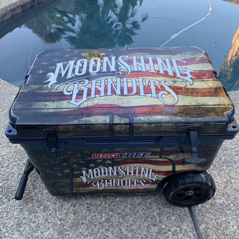 USATuff Moonshine Bandits Exclusive Custom Vinyl Cooler Wrap Kit 