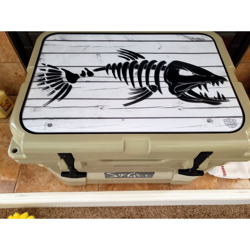 Graphic Sticker Skin Decal Kits - Bonefish White