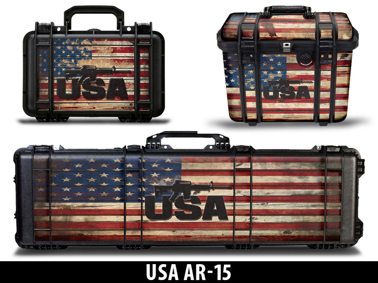 Pelican Vault SKB Gun Case Vinyl Wrap Skin by USATuff