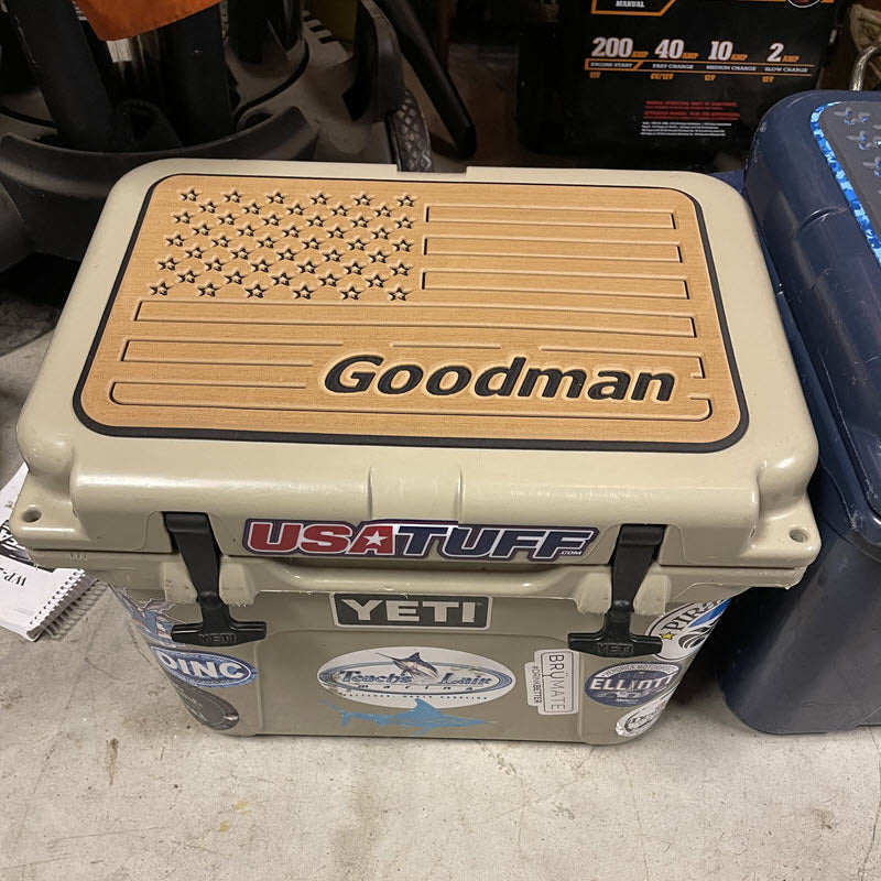 Custom Cooler Pad Top SeaDek YETI RTIC ORCA by USATuff 